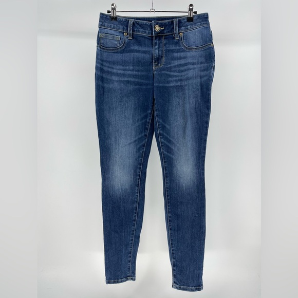 Maurices Denim - Maurices Medium Wash Skinny Jeans, Soft Stretch Denim, Women's 28/Small Long